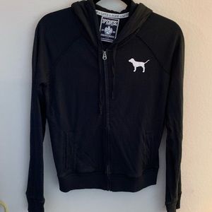 PINK peace black sweatshirt